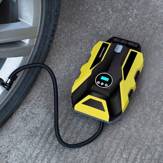 Klassieke Auto Air Compressor Digitale Band Band Inflator Pomp 12V Met Waarschuwingslampje Multi-Functionele Auto Voertuig Accessaries
