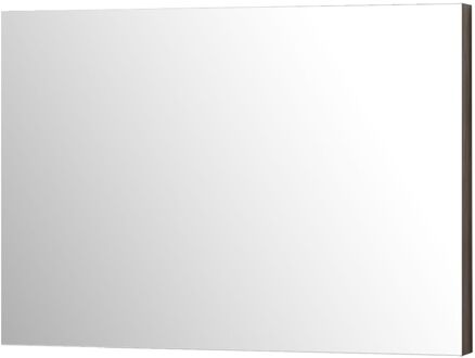 Klassieke Badkamerspiegel Napoli - Rechthoekig - Grijs Eiken - 120x80 Cm