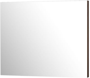 Klassieke Badkamerspiegel Napoli - Rechthoekig - Notelaar - 90x80 Cm