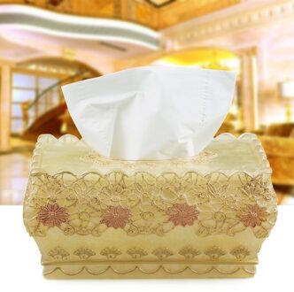 Klassieke Bloem Patroon Hars Badkamer Accessoires Tandpasta Houder Bad Lotion Fles Mond Cup Wc Borstel Bad Benodigdheden Tissue doos B