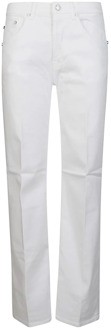 Klassieke Bull Denim Jeans Dondup , White , Dames - W29,W26,W30