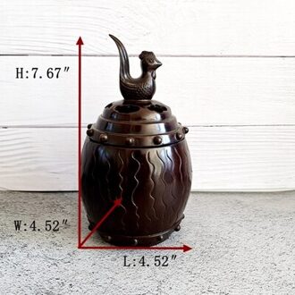 Klassieke Chinese Bronzen Vogel Wierookbrander Antieke Koperen Kunstenaar Huis Decoratie Hotel Clubhuis Studie Art Decoratie