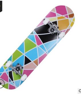 Klassieke Concave Skateboard Galaxy Night Print Longboard Esdoorn Deck Extreme Sport En Buiten Dubbele Kick Truc Voor Beginners 3
