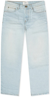 Klassieke Denim Jeans Ami Paris , Blue , Heren - W30