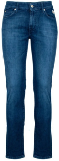 Klassieke Denim Jeans Roy Roger's , Blue , Heren - W29,W30,W40,W38,W33,W34,W31,W32