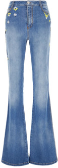 Klassieke Denim Jeans voor Dagelijks Gebruik Ermanno Scervino , Blue , Dames - M,Xs