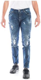Klassieke Denim Jeans voor Mannen Daniele Alessandrini , Blue , Heren - W30,W31