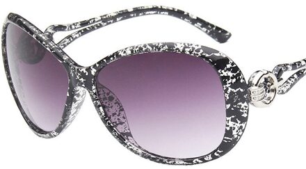 Klassieke Gradiënt Zonnebril Vrouwen Vintage Oversized Zonnebril UV400 Oculos De Sol Feminino luipaard