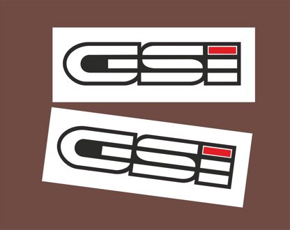 Klassieke Gsi Sticker, Auto Decoratie Vinyl