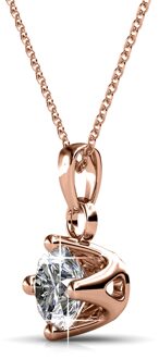 Klassieke hangers - Roségoud en kristal