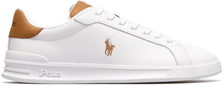 Klassieke Heritage Court II Sneakers Ralph Lauren , White , Dames - 39 Eu,38 Eu,40 Eu,37 Eu,36 EU