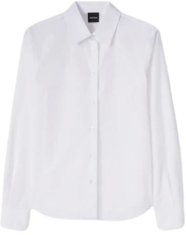 Klassieke Katoenen Poplin Overhemd Aspesi , White , Dames - Xl/2Xl,Xs/S,L/Xl