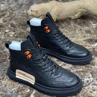 Klassieke Mannen Winter Laarzen Pluche Warme Zwarte Mannen Snowboots Waterdichte Mannelijke Enkellaarsjes Herfst Outdoor Man Motorfiets Schoenen 42