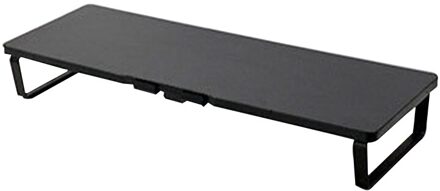 Klassieke Monitor Stand Met Mobiele Telefoon Houder-Compatibel Met 24-Inch Laptop Imac, Desktops, laptops En Printers zwart