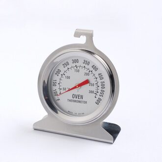 Klassieke Oven Thermometer 60 °F ~ 600 °F/20 °C ~ 300 °C Grote Wijzerplaat Rvs Thermometer Voor oven Grill Roker