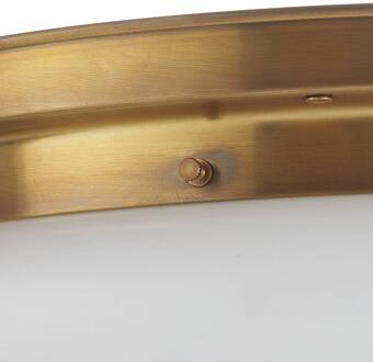 Klassieke plafondlamp Harry, Ø 30 cm messing, wit