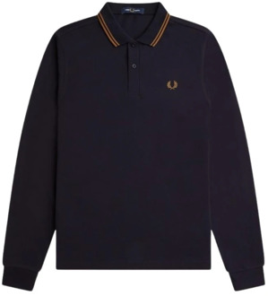 Klassieke Polo in Diverse Kleuren Fred Perry , Blue , Heren - S,Xs