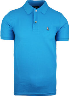 Klassieke Polo Korte Mouw Blauw Heren Katoenen Top B6K001B1PC PEACOCK - maat S