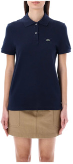 Klassieke Polo Lacoste , Blue , Dames - M