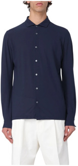 Klassieke Polo Shirt Zanone , Blue , Heren - 2Xl,M