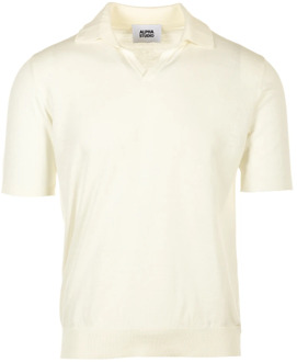 Klassieke Polo Shirts Collectie Alpha Studio , Beige , Heren - 2Xl,Xl,L,M