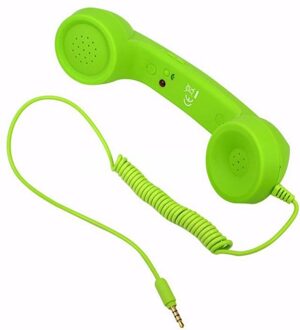 Klassieke Retro Headset 3.5Mm Telefoon Handset Comfort Telefoon Handset Mini Mic Speaker Telefoontje Ontvanger Voor Telefoon 05