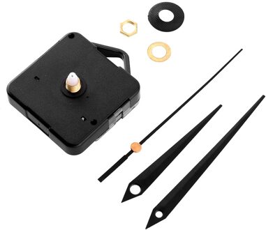 Klassieke Rustig Quartz Klok Beweging Drie Zwarte Handen Mechanisme Onderdelen Set Kit DIY Klok Onderdelen Accessoires Wandklok Home Decor