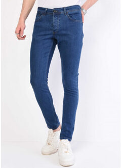 Klassieke spijkerbroek slim fit dps Blauw - 31