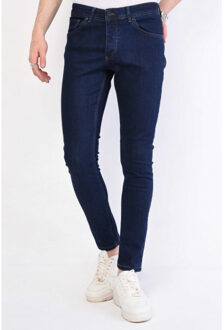 Klassieke spijkerbroek slim fit dps Blauw - 31