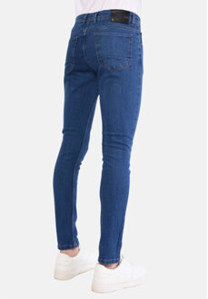 Klassieke spijkerbroek slim fit dps Blauw - 38