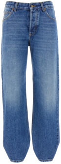 Klassieke Straight Jeans Darkpark , Blue , Dames - W27,W26,W25