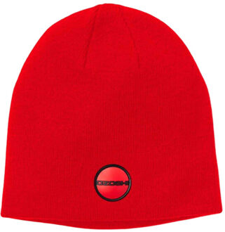 Klassieke uniseks hanako muts Rood - One size