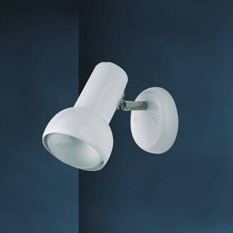 Klassieke wandspot Eifel, zonder schakelaar wit, chroom