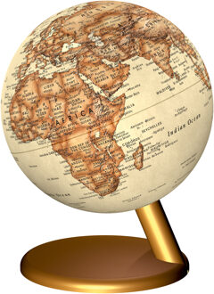 Klassieke wereldbol Glowbi 15 cm antiek | Stellanova