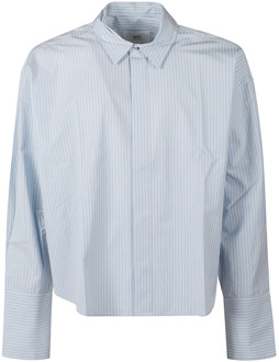 Klassieke Witte Overhemd Ami Paris , Blue , Heren - M,S,Xs
