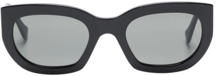 Klassieke zonnebril met accessoires Retrosuperfuture , Black , Unisex - 53 MM