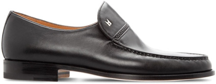 Klassieke zwarte loafer schoenen van geitenleer Moreschi , Black , Heren - 46 Eu,44 Eu,43 1/2 Eu,41 Eu,40 Eu,42 Eu,39 Eu,44 1/2 Eu,45 Eu,40 1/2 Eu,43 EU