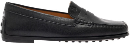Klassieke zwarte loafers voor modebewuste vrouwen Tod's , Black , Dames - 36 Eu,36 1/2 Eu,37 1/2 Eu,37 EU
