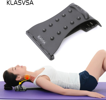 KLASVSA Neck Massage Cervical traction Pain Relief Accupressure Magic Stretcher Fitness Equipment Stretch Relax