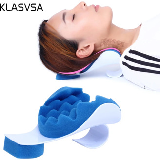 KLASVSA Neck shoulder relaxation Traction pillow For Orthopaedic Relief Neck And Support Shoulder Upper Spine Loose Pain Massage