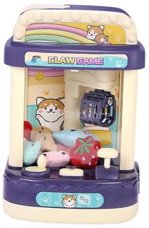 Klauw Machine Arcade Game | Candy Grabber & Prijs Dispenser Automaat Speelgoed paars