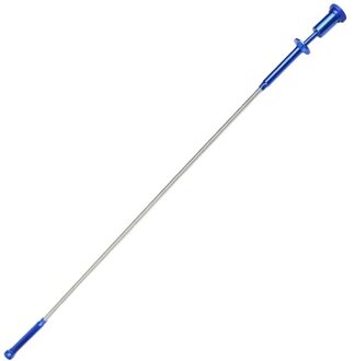 Klauw Magnetische Pick-Up Tool 4 Klauwen Met Heldere Led Licht Flexibele Lente Magneet Grabber Vingers Gaffel Pick Up tool Wholesalse blauw