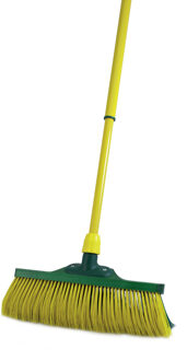 Klauwbezem voor buiten - 35 cm - met uitschuifbare steel 70-140 cm - Schoonmaakartikelen