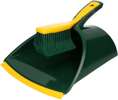 Klauwstoffer en blik - 2x - voor buiten - 32 x 28 x 17 cm - stoffer