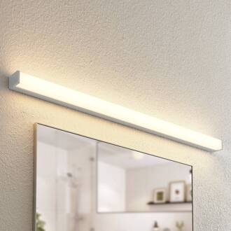 Klea LED badkamerlamp, 120 cm, chroom, metaal, IP44 wit, chroom