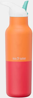 Klean Kanteen Rise Classic Kaleidoscope Isolatiefles met Flip Seal Rood - One size