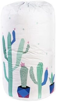 Kleding Grote Capaciteit Sorteren Opbergtas Quilt Kleding Organizer Folding Kussen Dekbed Deken Garderobe Bewegen Woonaccessoires cactus
