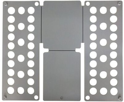 Kleding Holder Kledingkast Organiseren Plastic Garment Folding Board Verstelbare Shirts Wasserij Kleren Houder Voor Thuis licht grijs