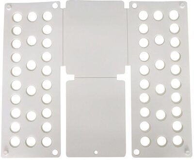 Kleding Holder Kledingkast Organiseren Plastic Garment Folding Board Verstelbare Shirts Wasserij Kleren Houder Voor Thuis wit