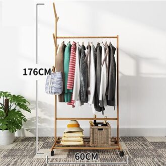 Kleding Rack Kapstok Slaapkamer Meubels Kapstok Nonwovens Rvs Eenvoudige Montage Kan Worden Verwijderd Slaapkamer Bewegen zwart